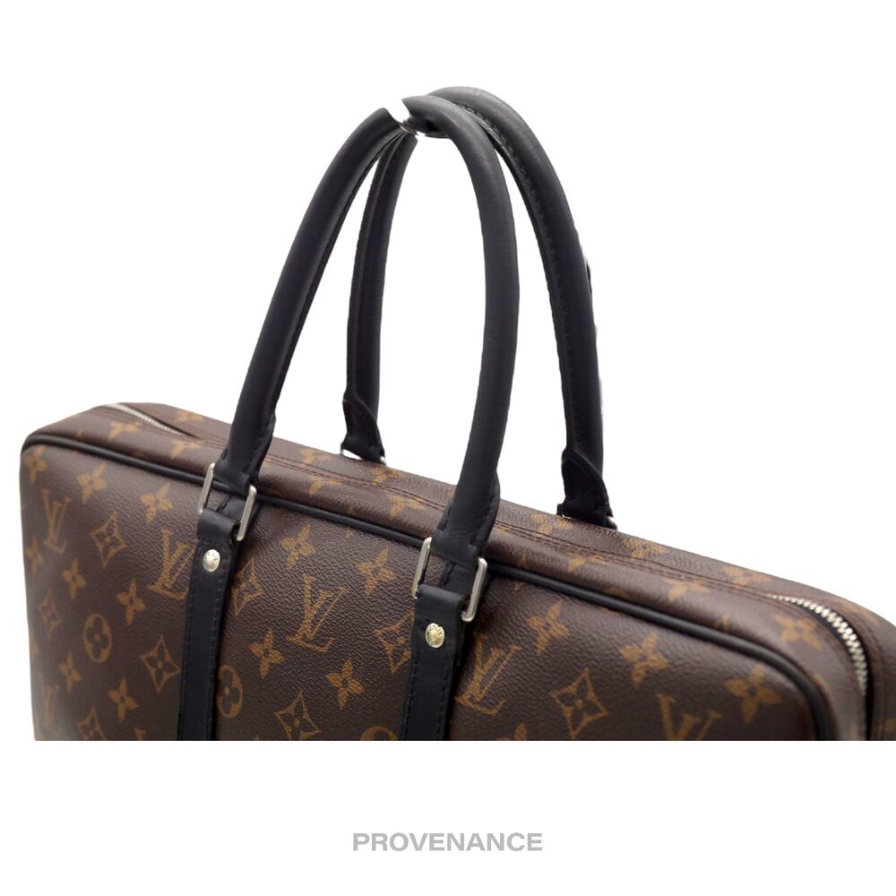 🔴 Louis Vuitton PDV Briefcase Bag - Monogram Macassar - Picture 9 of 16